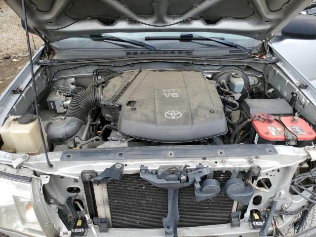 3TMJU62N36M017854 - 2006 TOYOTA TACOMA DOUBLE CAB PRERUNNER SILVER photo 11