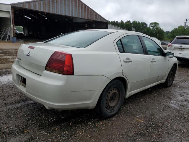 4A3AB36F37E049991 - 2007 MITSUBISHI GALANT ES WHITE photo 3