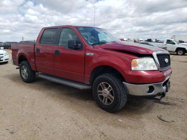 1FTPW14V27KC67096 - 2007 FORD F150 SUPERCREW RED photo 4