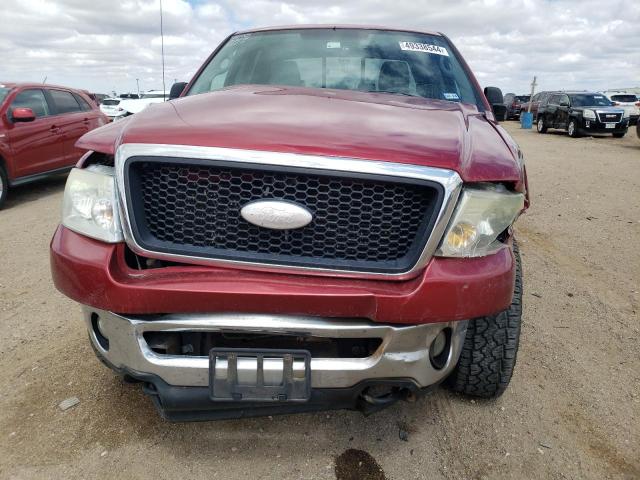 1FTPW14V27KC67096 - 2007 FORD F150 SUPERCREW RED photo 5