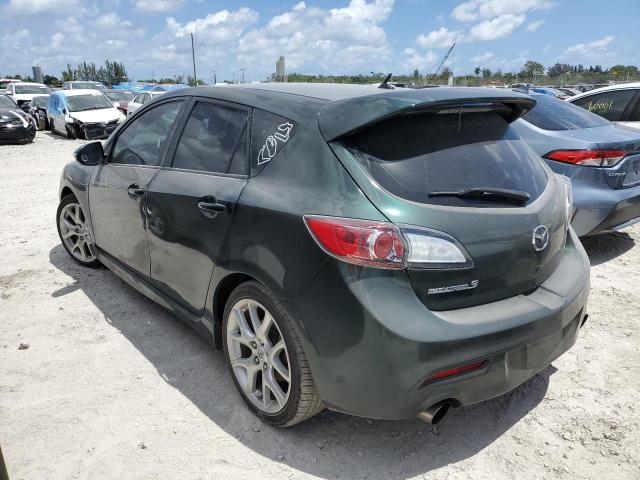 JM1BL1L33C1563635 - 2012 MAZDA SPEED 3 GREEN photo 2