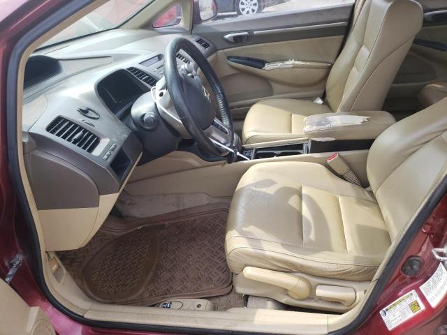 1HGFA169X8L053710 - 2008 HONDA CIVIC EXL 勃艮第红 照片 7