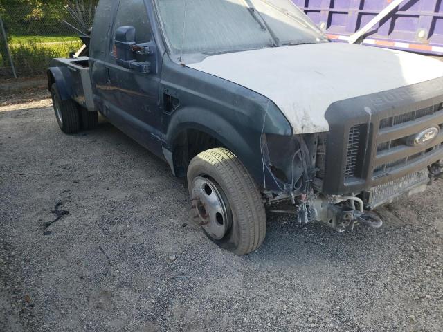 1FTWX32R08EC35354 - 2008 FORD F350 SUPER DUTY BLUE photo 9