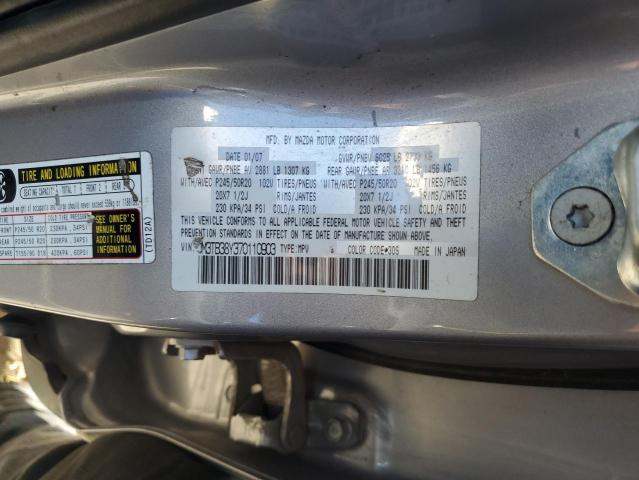 JM3TB38Y370110903 - 2007 MAZDA CX-9 SILVER photo 12