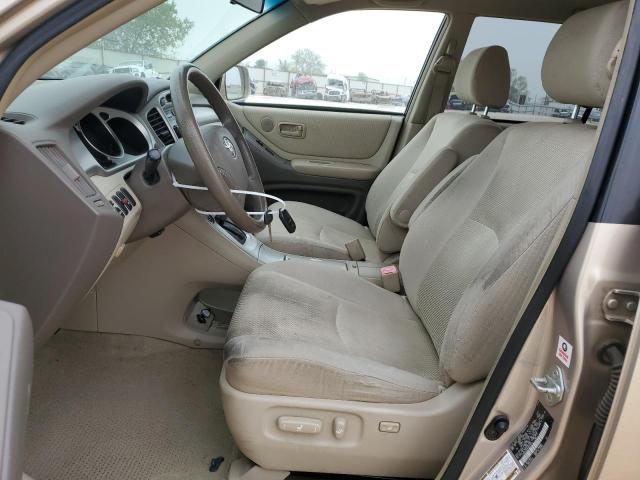 JTEDP21AX40019916 - 2004 TOYOTA HIGHLANDER BASE TAN photo 7