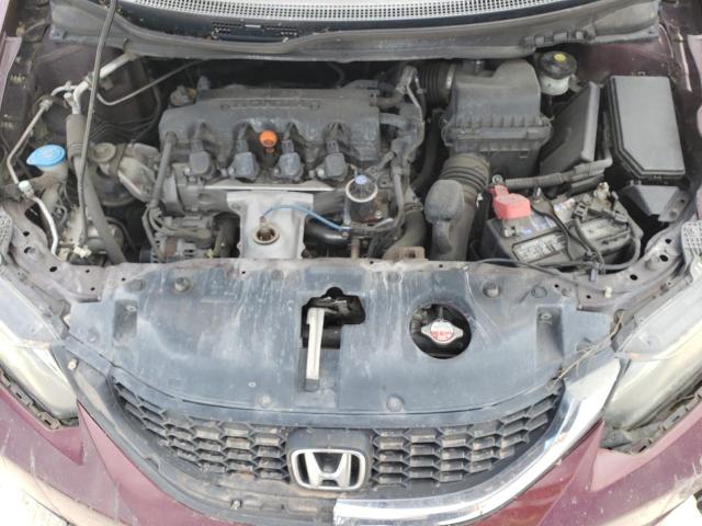 2HGFB2F50DH569873 - 2013 HONDA CIVIC LX BURGUNDY photo 11