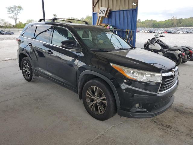 5TDJKRFH1GS295181 - 2016 TOYOTA HIGHLANDER XLE BLACK photo 4