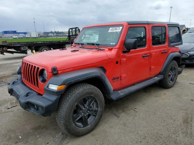 1C4HJXDG5MW500819 - 2021 JEEP WRANGLER U SPORT RED photo 1