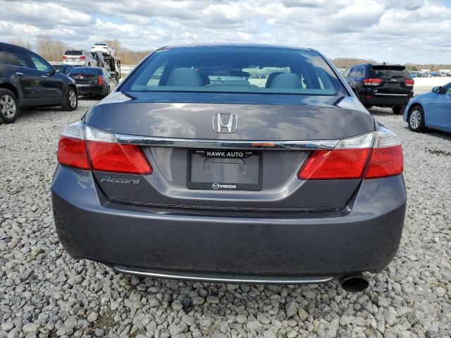 1HGCR2F35FA265792 - 2015 HONDA ACCORD LX GRAY photo 6