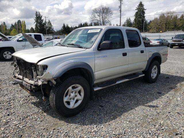 5TEGN92N74Z396026 - 2004 TOYOTA TACOMA DOUBLE CAB PRERUNNER SILVER photo 1