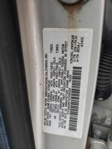 5TEGN92N74Z396026 - 2004 TOYOTA TACOMA DOUBLE CAB PRERUNNER SILVER photo 12