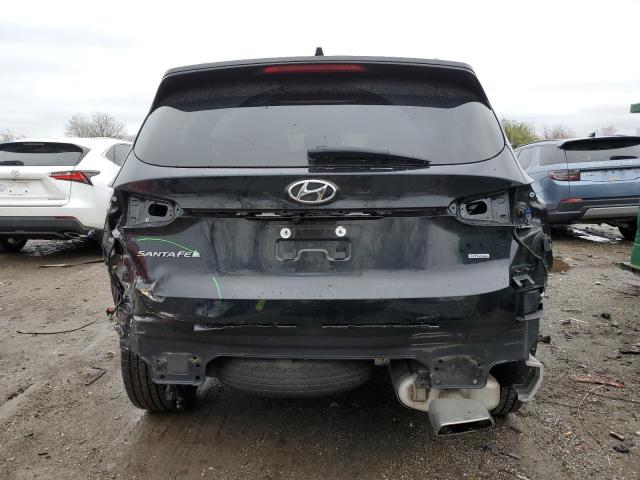 5NMS2DAJ2NH380810 - 2022 HYUNDAI SANTA FE SEL BLACK photo 6