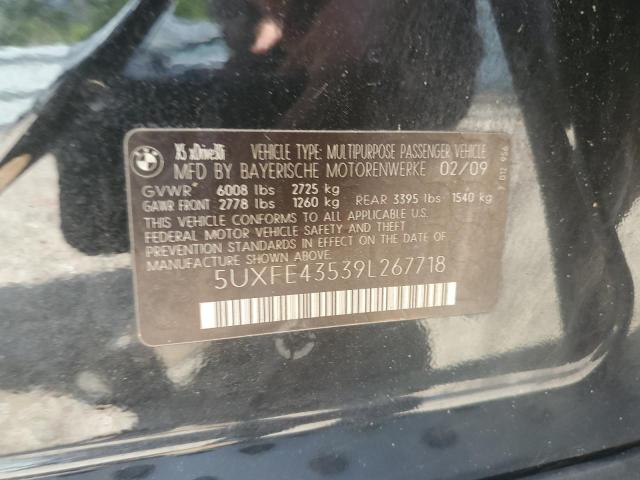 5UXFE43539L267718 - 2009 BMW X5 XDRIVE30I BLACK photo 12
