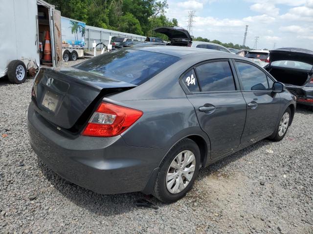 2HGFB2F54CH563153 - 2012 HONDA CIVIC LX CHARCOAL photo 3