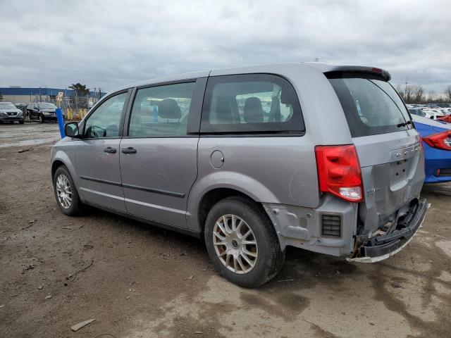 2C4RDGBG3ER284221 - 2014 DODGE GRAND CARA SE SILVER photo 2