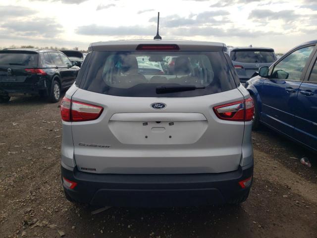 MAJ3S2FE2MC448370 - 2021 FORD ECOSPORT S SILVER photo 6