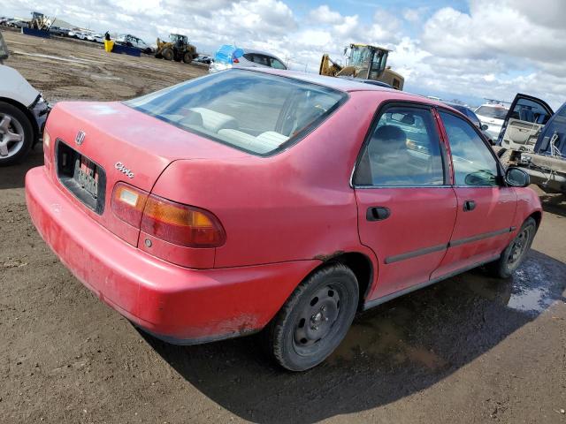 JHMEG8644SS045958 - 1995 HONDA CIVIC DX RED photo 3