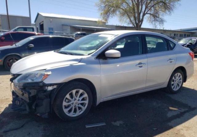 3N1AB7AP5KL608916 - 2019 NISSAN SENTRA S SILVER photo 1