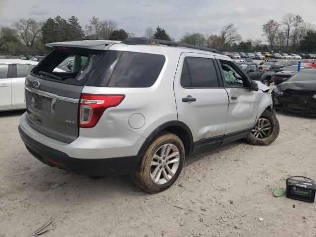 1FM5K8AR1FGB03595 - 2015 FORD EXPLORER POLICE INTERCEPTOR SILVER photo 3