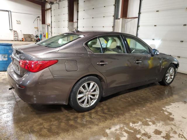 JN1BV7AR6FM417790 - 2015 INFINITI Q50 BASE BROWN photo 3