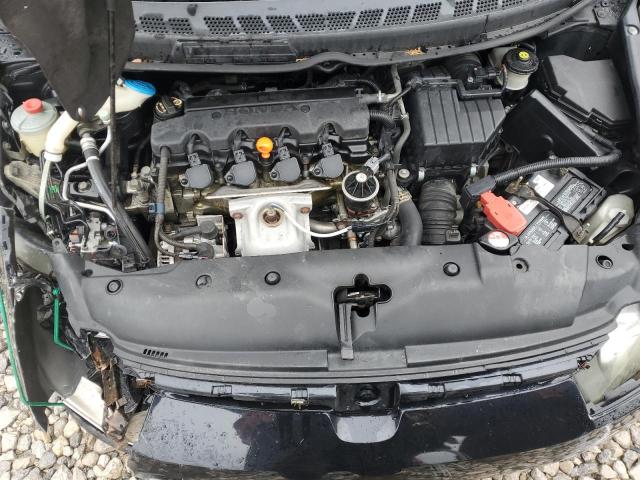 1HGFA16978L022642 - 2008 HONDA CIVIC EXL შავი ფოტო 11