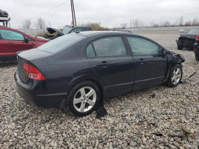 1HGFA16978L022642 - 2008 HONDA CIVIC EXL BLACK photo 3