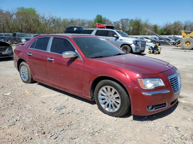 2C3CCAAG5DH659395 - 2013 CHRYSLER 300 BURGUNDY photo 4