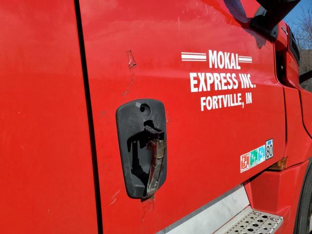 3AKJHHDR8JSKC9815 - 2018 FREIGHTLINER CASCADIA წითელი ფოტო 9