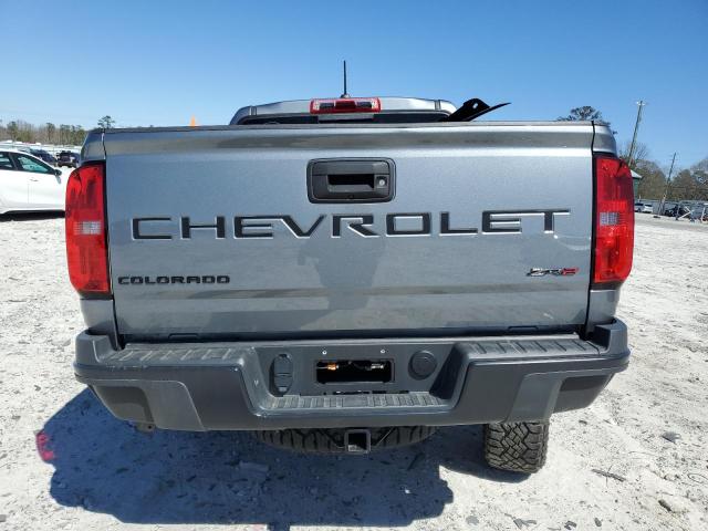 1GCGTEEN1N1240974 - 2022 CHEVROLET COLORADO ZR2 GRAY photo 6