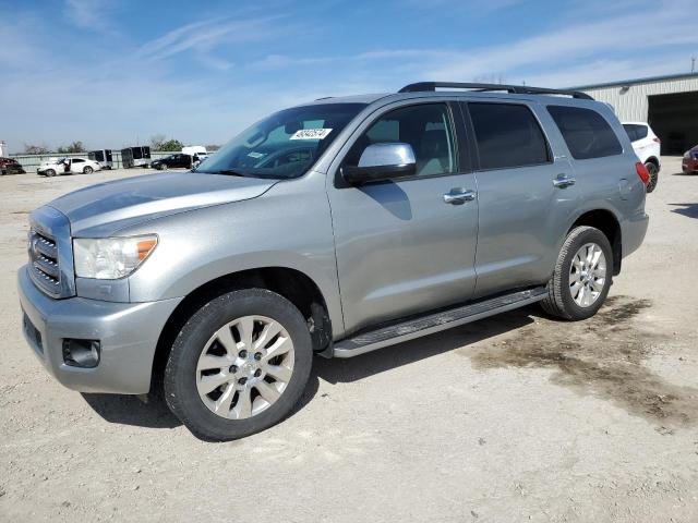 5TDDW5G12DS078598 - 2013 TOYOTA SEQUOIA PLATINUM SILVER photo 1