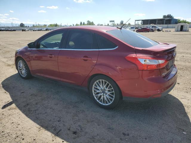 1FADP3J27EL255190 - 2014 FORD FOCUS TITANIUM BURGUNDY photo 2