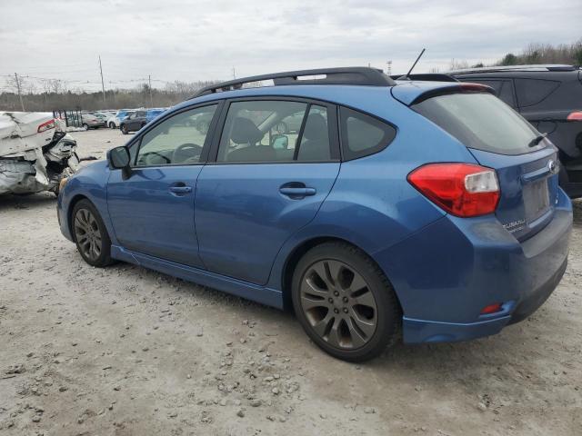 JF1GPAL65E8288015 - 2014 SUBARU IMPREZA SPORT PREMIUM BLUE photo 2