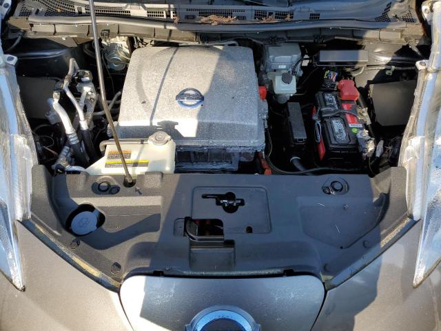 1N4AZ0CP5EC340386 - 2014 NISSAN LEAF S GRAY photo 11