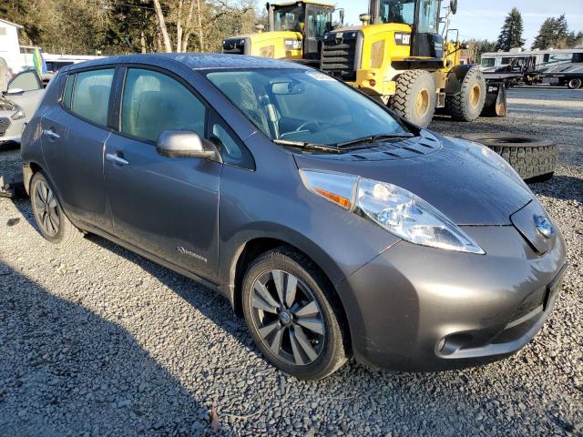 1N4AZ0CP5EC340386 - 2014 NISSAN LEAF S GRAY photo 4