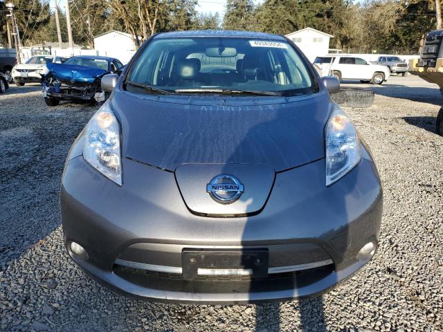 1N4AZ0CP5EC340386 - 2014 NISSAN LEAF S GRAY photo 5