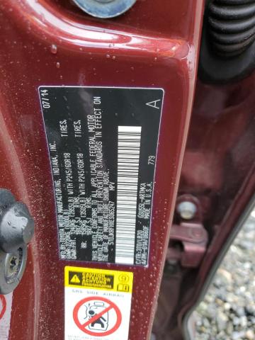 5TDJKRFHXES065247 - 2014 TOYOTA HIGHLANDER XLE Bordo foto 12