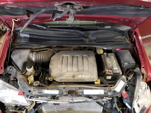 2A4RR5DGXBR750879 - 2011 CHRYSLER TOWN & COU TOURING 勃艮第红 照片 12