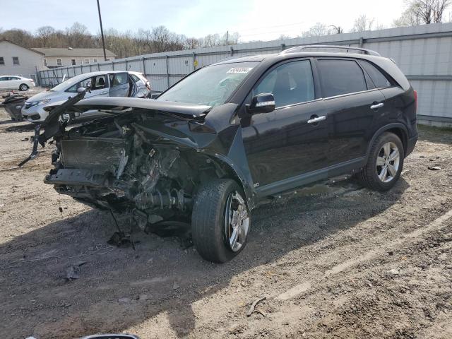 5XYKUDA23DG331885 - 2013 KIA SORENTO EX BLACK photo 1