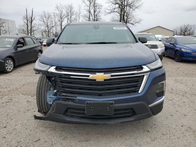 1GNEVFKW7PJ303218 - 2023 CHEVROLET TRAVERSE LS BLUE photo 5