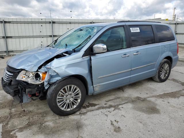 2C4RC1CG6DR508899 - 2013 CHRYSLER TOWN & COU TOURING L BLUE photo 1