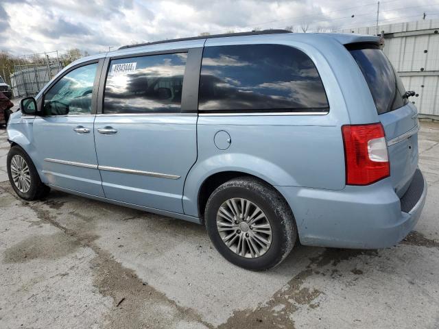 2C4RC1CG6DR508899 - 2013 CHRYSLER TOWN & COU TOURING L BLUE photo 2