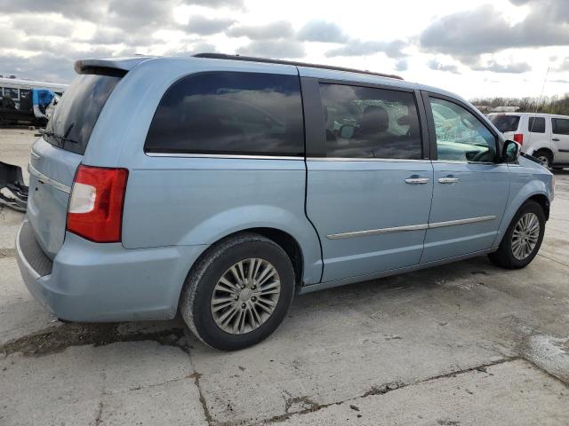 2C4RC1CG6DR508899 - 2013 CHRYSLER TOWN & COU TOURING L BLUE photo 3