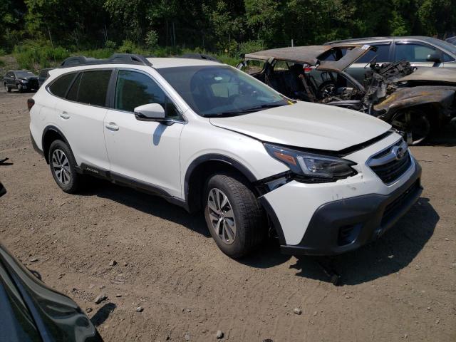 4S4BTACCXL3166889 - 2020 SUBARU OUTBACK PREMIUM WHITE photo 4