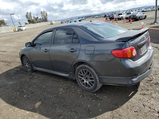 1NXBE40E69Z011356 - 2009 TOYOTA COROLLA XRS GRAY photo 2