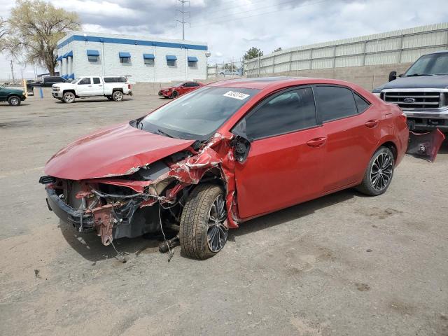 5YFBURHE8EP106260 - 2014 TOYOTA COROLLA L RED photo 1