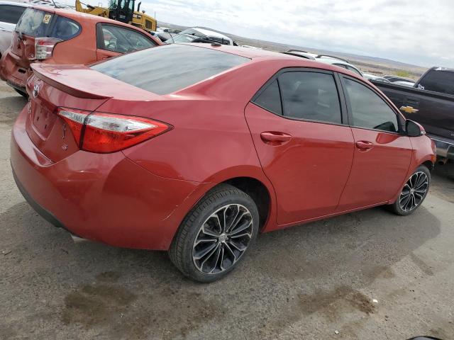 5YFBURHE8EP106260 - 2014 TOYOTA COROLLA L RED photo 3