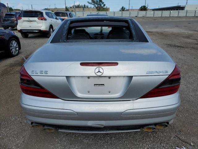 WDBSK74F34F085766 - 2004 MERCEDES-BENZ SL 55 AMG SILVER photo 6