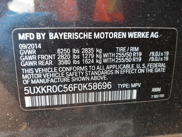 5UXKR0C56F0K58696 - 2015 BMW X5 XDRIVE35I BLACK photo 13