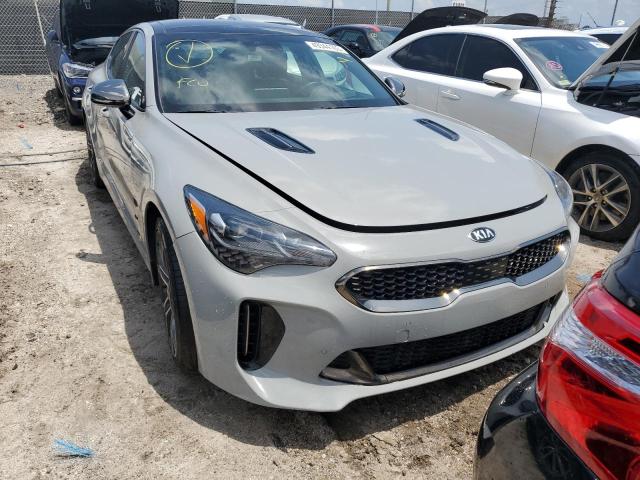 KNAE55LC6J6019030 - 2018 KIA STINGER GT2 GRAY photo 5