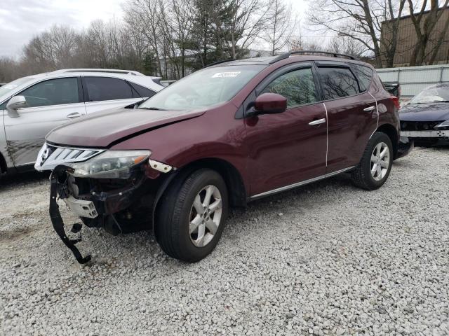 JN8AZ1MW6AW114795 - 2010 NISSAN MURANO S BURGUNDY photo 1